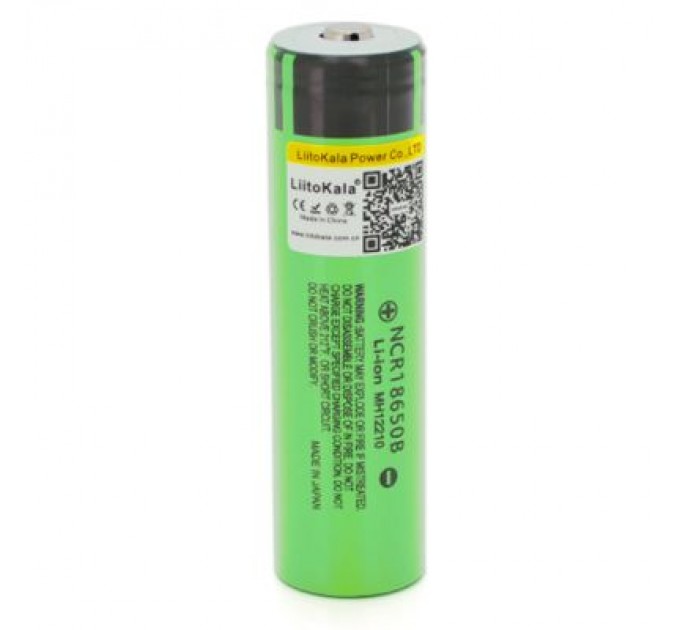 Liitokala Акумулятор 18650 3400mAh (3200-3400mah), 3.7V (2.75-4.2V), green, OEM Liitokala (Lii-34B-JT)