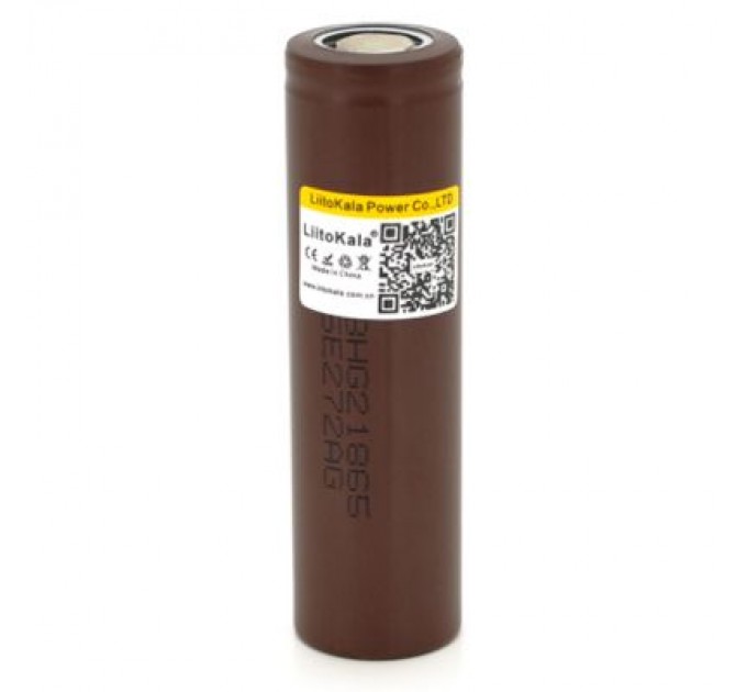 Liitokala Акумулятор 18650 3000mAh (2850-3000mah), 30A, 3.7V (2.75-4.2V), Brown, PVC BOX Liitokala (Lii-HG2)