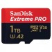 SanDisk Карта пам'яті SanDisk 1 TB microSDXC UHS-I U3 Extreme Pro+SD Adapter (SDSQXCD-1T00-GN6MA)