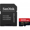 SanDisk Карта пам'яті SanDisk 128 GB microSDXC UHS-I U3 Extreme Pro+SD Adapter (SDSQXCD-128G-GN6MA)