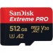 SanDisk Карта пам'яті SanDisk 512 GB microSDXC UHS-I U3 Extreme Pro+SD Adapter (SDSQXCD-512G-GN6MA)