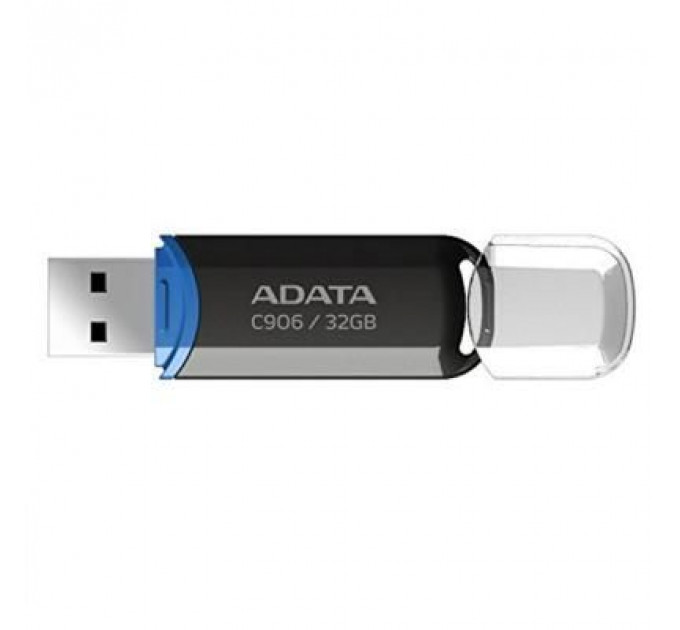 USB флеш накопичувач ADATA 32GB C906 Black USB 2.0 (AC906-32G-RBK)