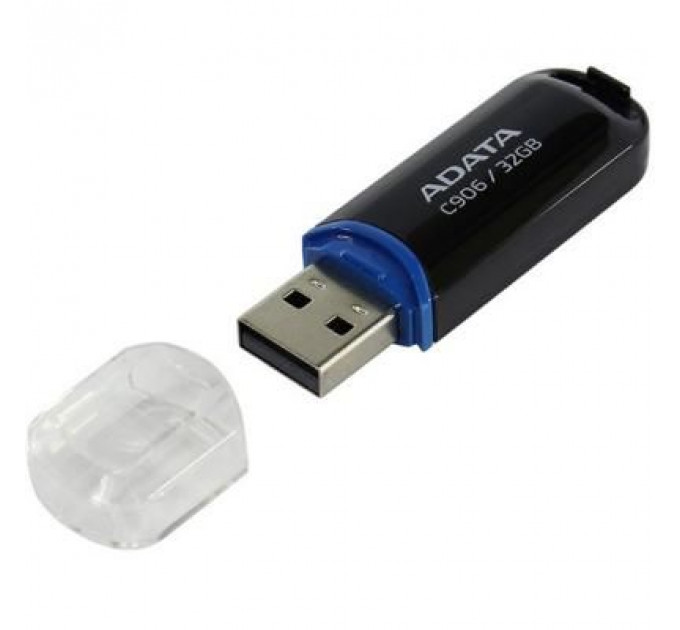 USB флеш накопичувач ADATA 32GB C906 Black USB 2.0 (AC906-32G-RBK)