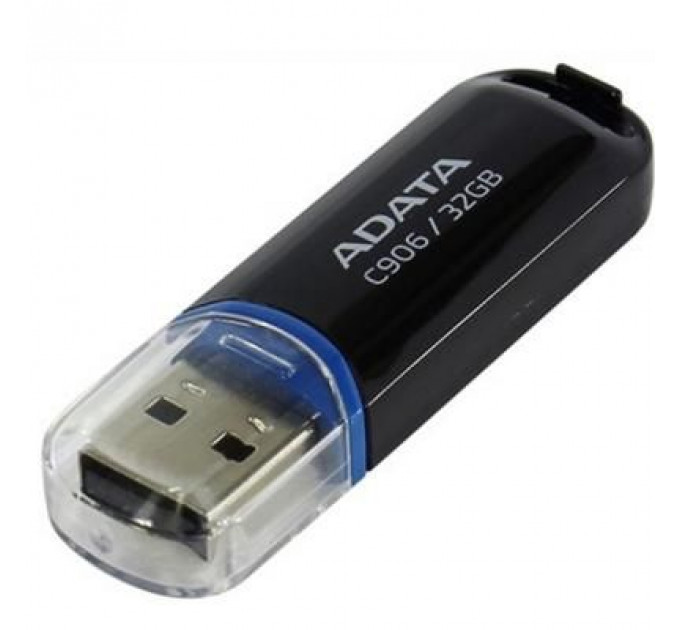 USB флеш накопичувач ADATA 32GB C906 Black USB 2.0 (AC906-32G-RBK)