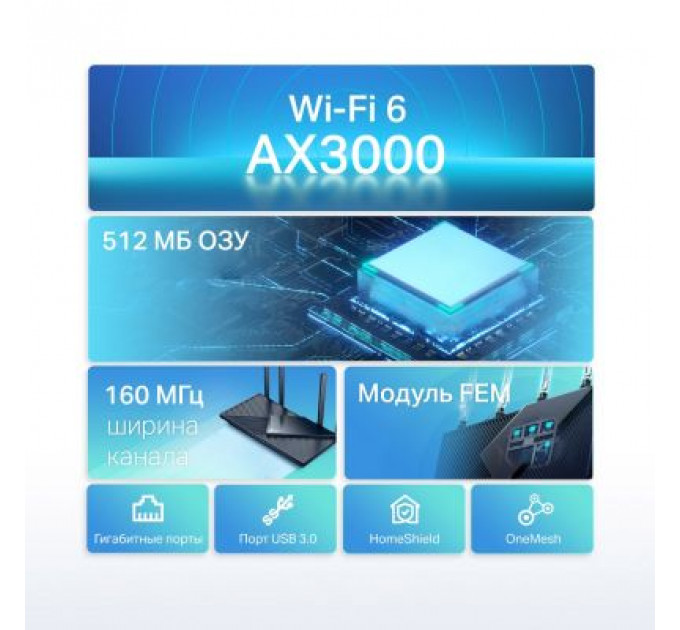Маршрутизатор TP-Link ARCHER AX55 (ARCHER-AX55)