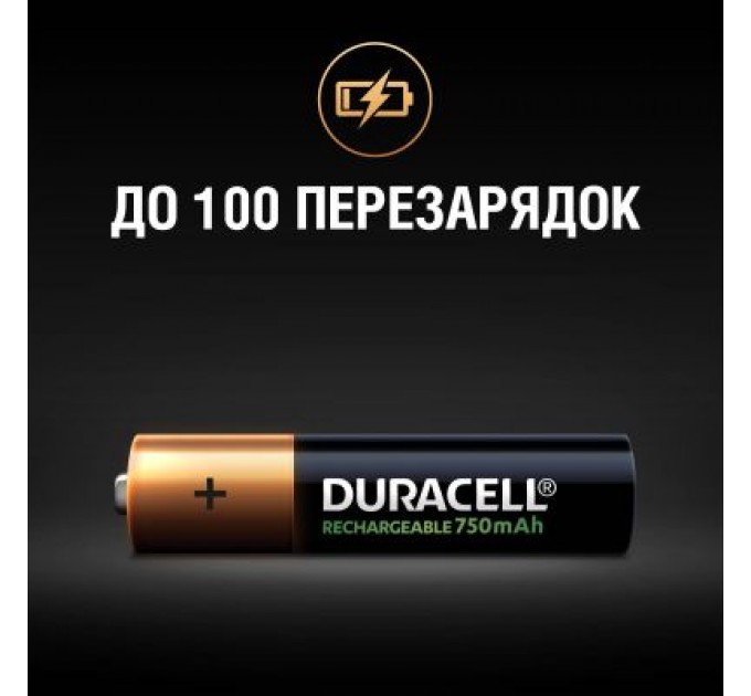 Duracell Акумулятор Duracell AAA HR03 750mAh * 4 (5007331)