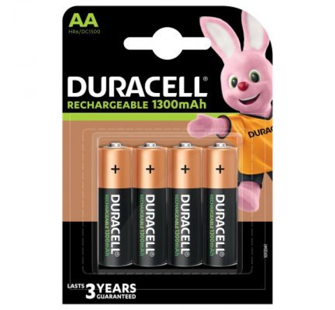 Duracell Акумулятор Duracell AA HR6 1300mAh * 4 (5007324)