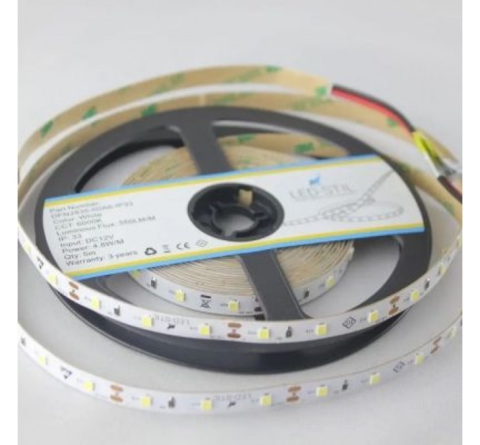 Світлодіодна стрічка LED-STIL 6000K 4,8 Вт/м 2835 60 діодів IP33 12 Вольт 550 lm (DFN2835-60A6-IP33)
