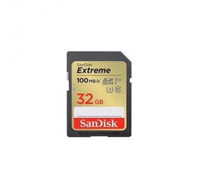 Карта пам'яті SanDisk 32GB SD class 10 UHS-I Extreme (SDSDXVT-032G-GNCIN)
