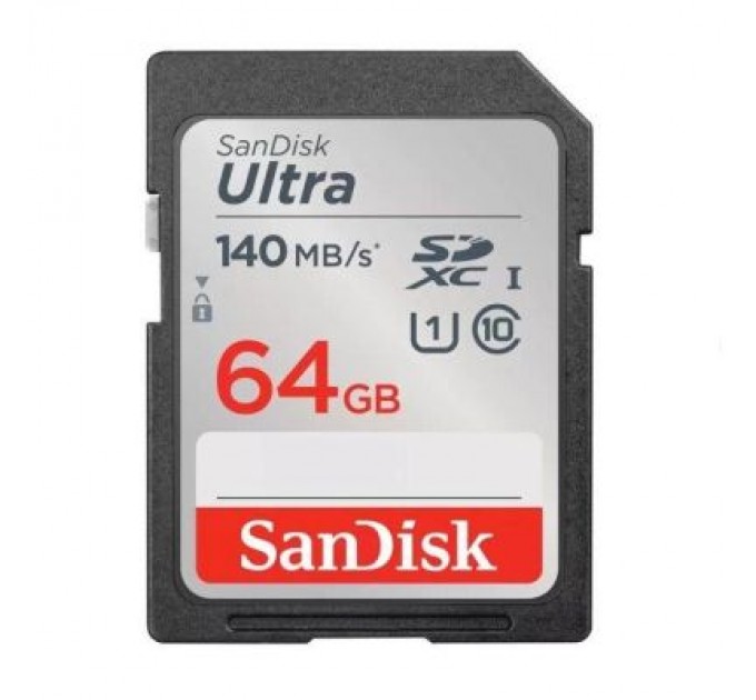 SanDisk Карта пам'яті SanDisk 64GB SD class 10 UHS-I Extreme Ultra (SDSDUNB-064G-GN6IN)