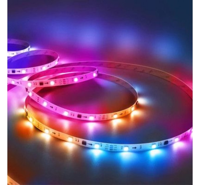 Світлодіодна стрічка Govee RGBIC Basic Wi-Fi + Bluetooth LED Strip Light With Protective Coating 10м Білий (H619C3D1)