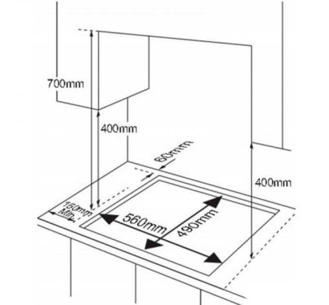 Варочна поверхня Samsung NA64H3030AK/WT