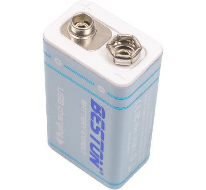 Акумулятор Крона 9V USB Type-C 1000mah Li-ion Beston (9VC-10VC/AA620289)