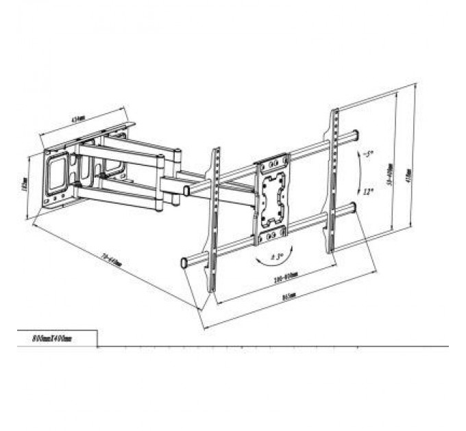 Walfix Кронштейн Walfix R-614B