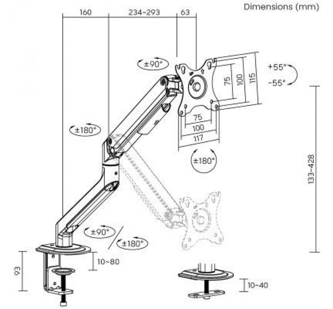 HiSmart Кронштейн HiSmart HS082444