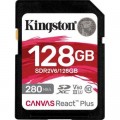 Kingston Карта пам'яті Kingston 128GB SDXC class 10 UHS-II U3 Canvas React Plus (SDR2V6/128GB)