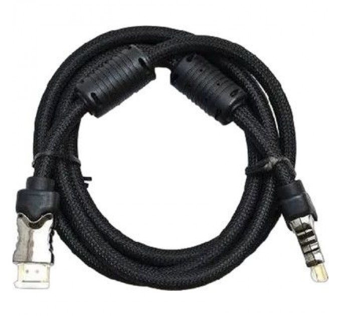 Gresso Кабель мультимедійний HDMI to HDMI 1.8m H3003 ferrite Gresso (2000700002104)