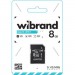 Карта пам'яті Wibrand 8GB microSD class 10 (WICDHC10/8GB-A)