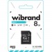 Карта пам'яті Wibrand 8GB microSD class 4 (WICDC4/8GB-A)