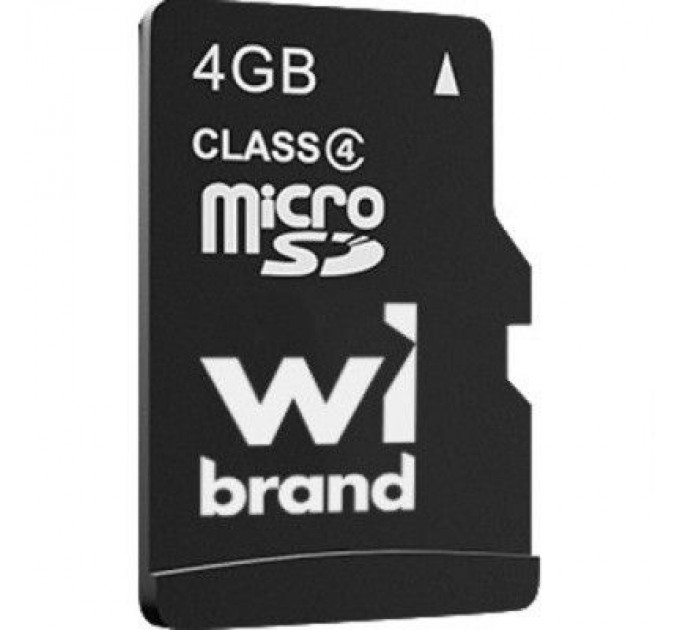 Карта пам'яті Wibrand 4GB mictoSD class 4 (WICDC4/4GB)