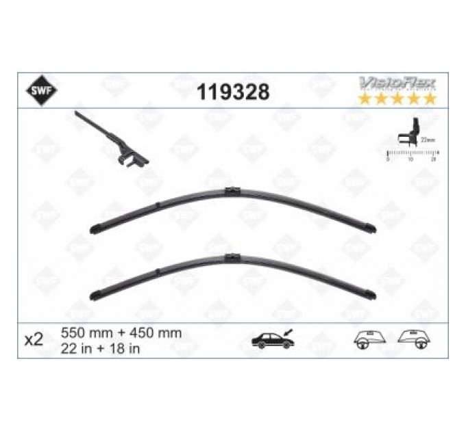 SWF Щітка склоочисника SWF 119328