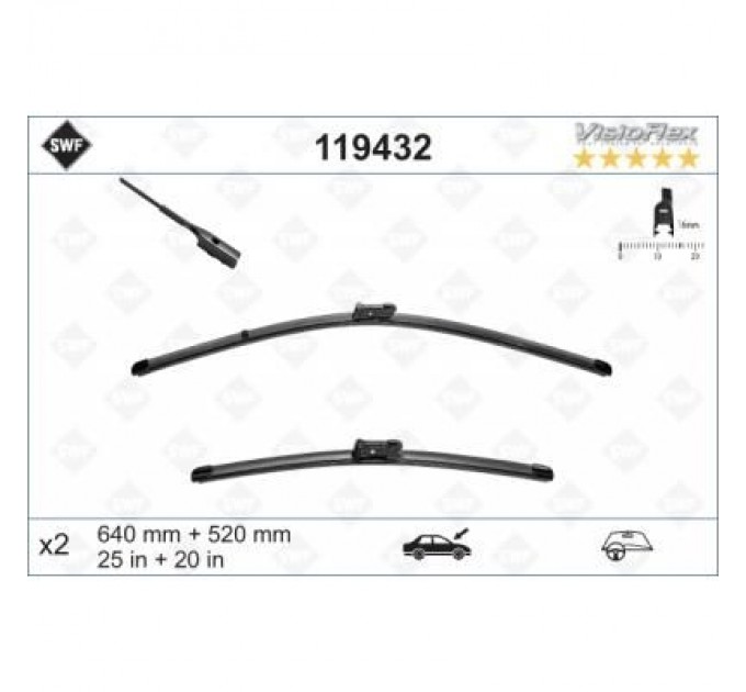 SWF Щітка склоочисника SWF 119432