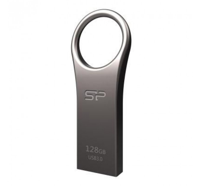 USB флеш накопичувач Silicon Power 128GB Jewel J80 Titanium USB 3.0 (SP128GBUF3J80V1T)