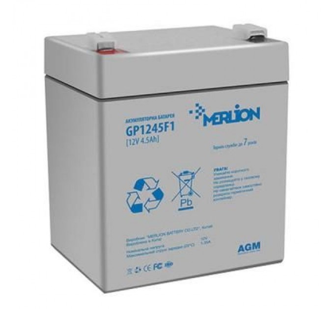 Батарея до ДБЖ Merlion 12V-4.5Ah (GP1245F1)