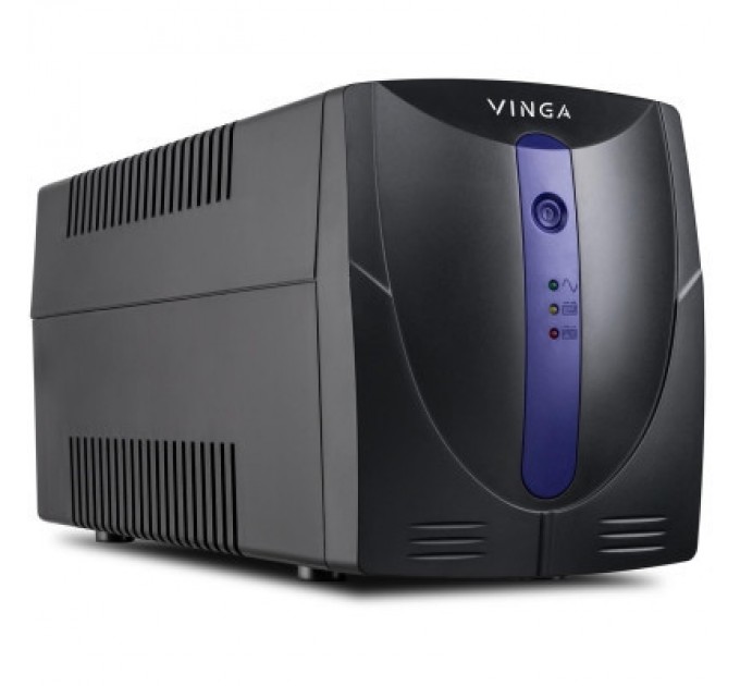 Vinga Пристрій безперебійного живлення Vinga LED 1200VA plastic case with USB (VPE-1200PU)