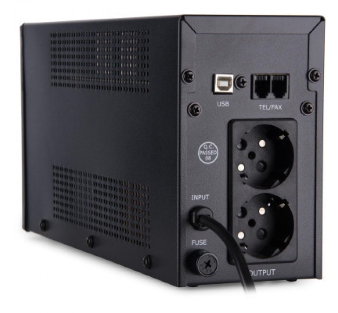 Vinga Пристрій безперебійного живлення Vinga LED 600VA metal case with USB (VPE-600MU)