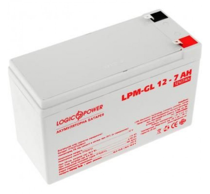 LogicPower Батарея до ДБЖ LogicPower LPM-GL 12В 7Ач (6560)