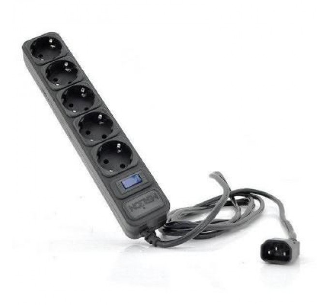 Мережевий фільтр живлення Merlion 5 розеток, 3м, UPS (UPS B530)