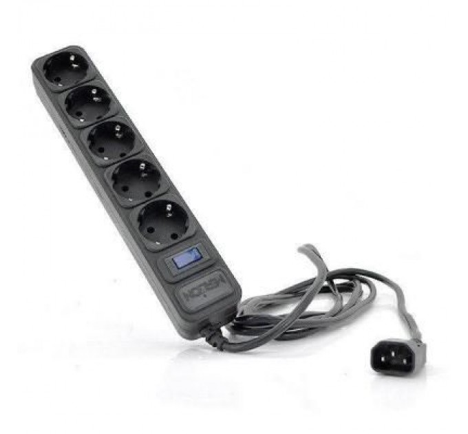 Merlion Мережевий фільтр живлення Merlion 5 розеток, 4.5м, UPS (UPS B545)