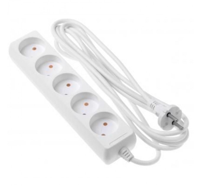 2E Мережевий подовжувач 2E 5 розеток, 3м (2E-U05M3)