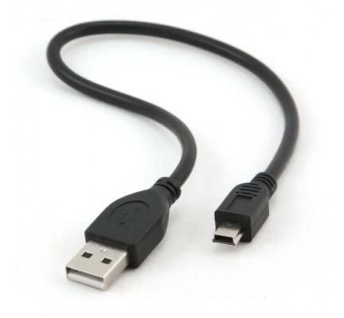 Дата кабель USB 2.0 AM to Mini 5P 0.3m Cablexpert (CCP-USB2-AM5P-1)