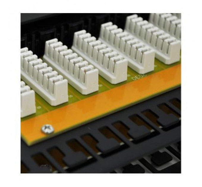 Патч-панель 19" 48xRJ-45 UTP cat. 6, DUAL type, 1U Merlion (ML-2264-CAT.6)