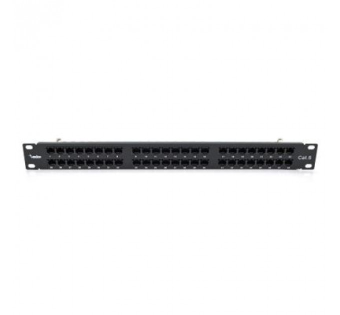 Патч-панель 19" 48xRJ-45 UTP cat. 6, DUAL type, 1U Merlion (ML-2264-CAT.6)