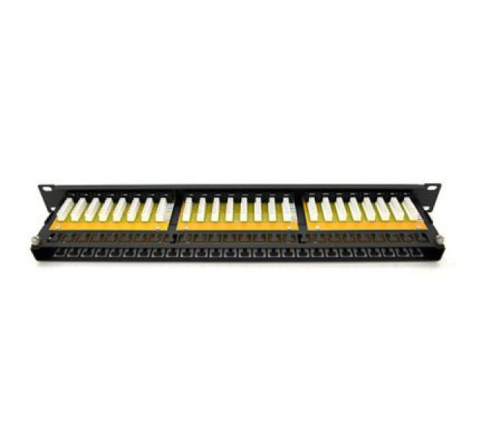 Патч-панель 19" 48xRJ-45 UTP cat. 6, DUAL type, 1U Merlion (ML-2264-CAT.6)