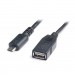 REAL-EL Дата кабель OTG USB 2.0 AF to Micro 5P 0.1m REAL-EL (EL123500014)