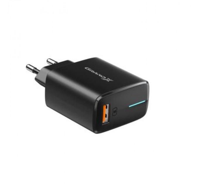 Grand-X Зарядний пристрій Grand-X Quick Charge QС3.0 3.6V-6.5V 3A, 6.5V-9V 2A, 9V-12V 1.5A USB (CH-550B)