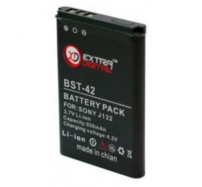 Extradigital Акумуляторна батарея Extradigital Sony Ericsson BST-42 (850 mAh) (DV00DV6076)