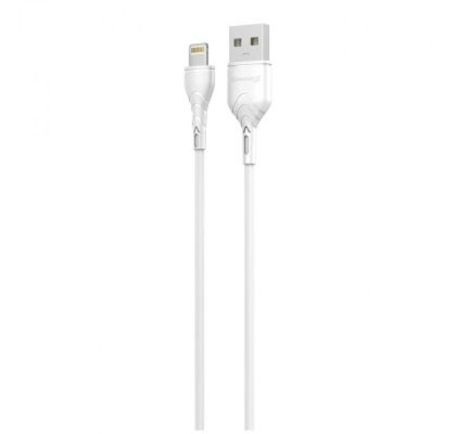 Grand-X Дата кабель USB 2.0 AM to Lightning 1.0m Cu, 2.1А White Grand-X (PL01W)
