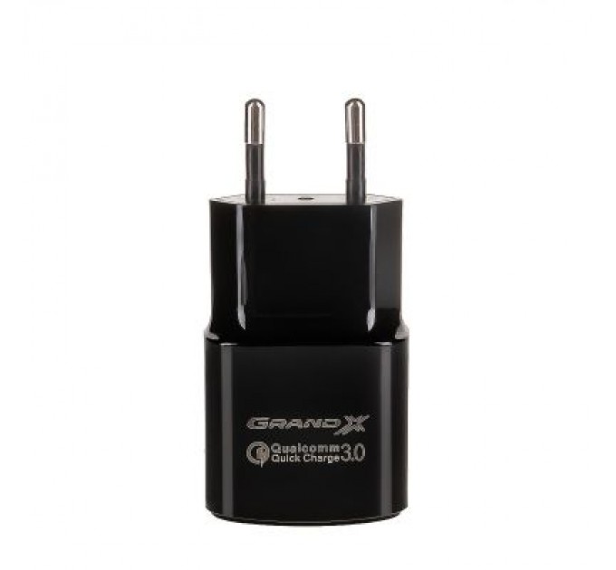 Grand-X Зарядний пристрій Grand-X Quick Charge QС3.0, + cable USB -> Type C 1m (CH-550TC)