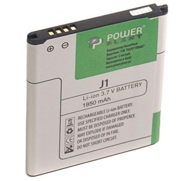 PowerPlant Акумуляторна батарея PowerPlant Samsung Galaxy J1 (EB-BJ100CBE) 1850mAh (SM170203)