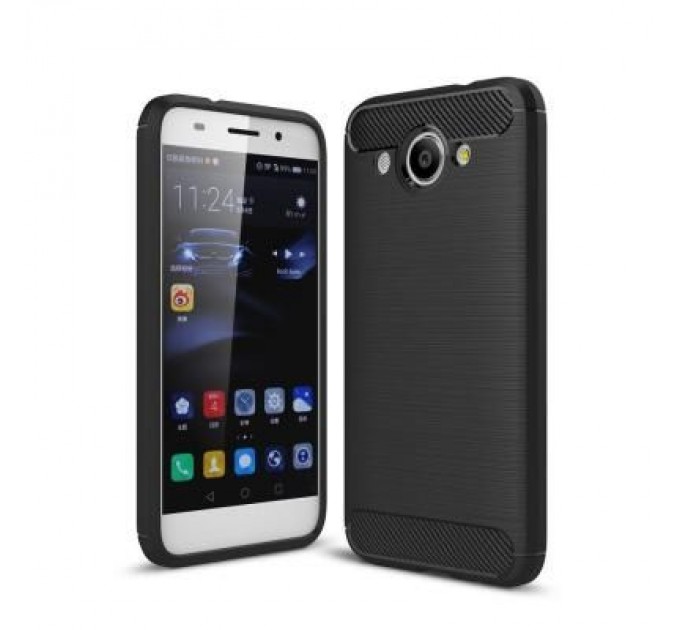 Laudtec Чохол до мобільного телефона для Huawei Y3 2017 Carbon Fiber (Black) Laudtec (LT-HY32017B)