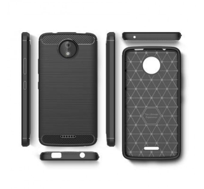 Laudtec Чохол до мобільного телефона для Motorola Moto Z Carbon Fiber (Black) Laudtec (LT-MMZB)