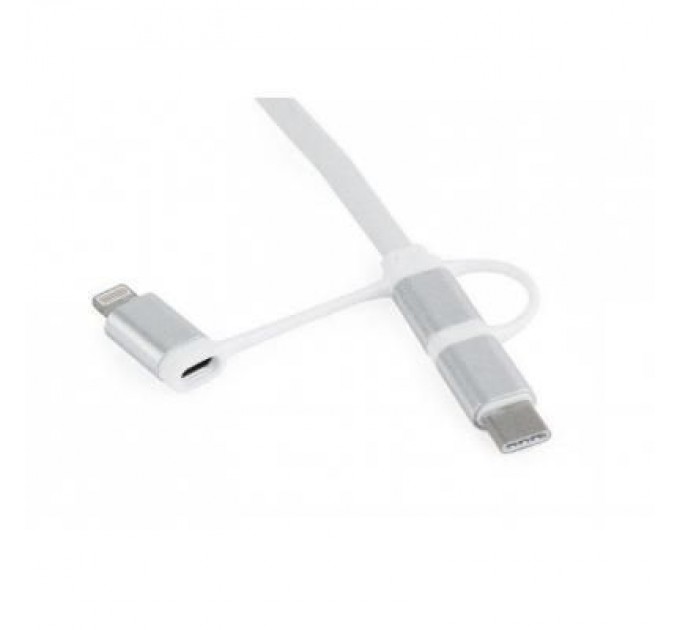 Cablexpert Дата кабель USB 2.0 AM to Lightning + Micro 5P + Type-C 1.0m Cablexpert (CC-USB2-AMLM32-1M-W)