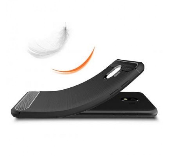 Laudtec Чохол до мобільного телефона Laudtec для Samsung J4/J400 Carbon Fiber (Black) (LT-J400F)