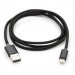 Vinga Дата кабель USB 2.0 AM to Lightning 1m LED black Vinga (VCPDCLLED1BK)