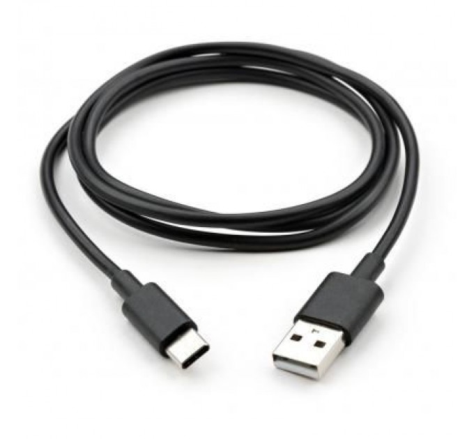 Vinga Дата кабель USB 2.0 AM to Type-C PVC 1m black Vinga (VCPDCTC1BK)